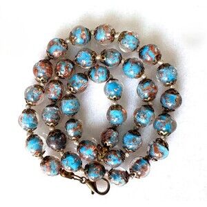 Venetian Murano glass bead Necklace